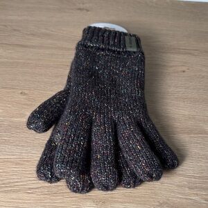 Barbour Knit Gloves with Colorful Flecks